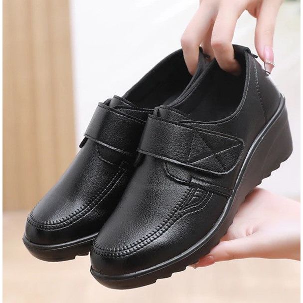 Zapatos de Cuero con Velcro - Ortopédicos