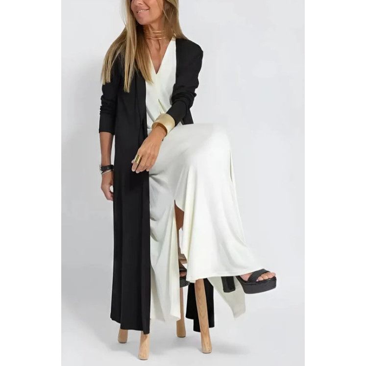 Vestido largo elegante + cárdigan a juego DE REGALO - ESENCIA DEL RINCÓN