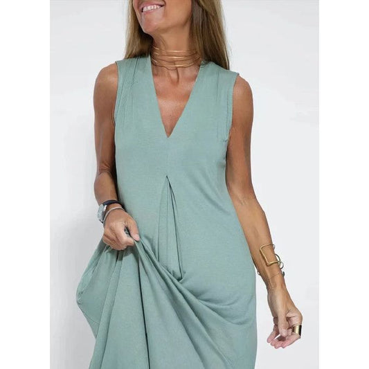 Vestido largo elegante + cárdigan a juego DE REGALO - ESENCIA DEL RINCÓN